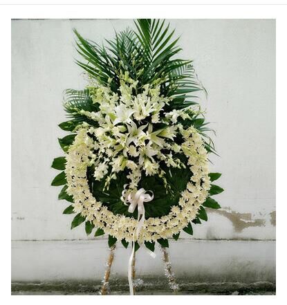 现售白事花圈祭奠送静安区普陀同城花篮