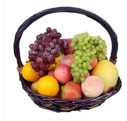 水果鲜花节日公司客户送礼 探望慰问水果篮 上海同城配送包邮送货