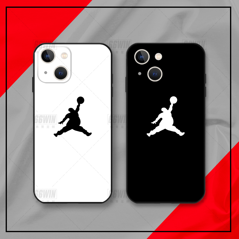 欧美简约潮牌篮球飞人胖乔丹手机壳适用iphone14promax苹果13pro12/11