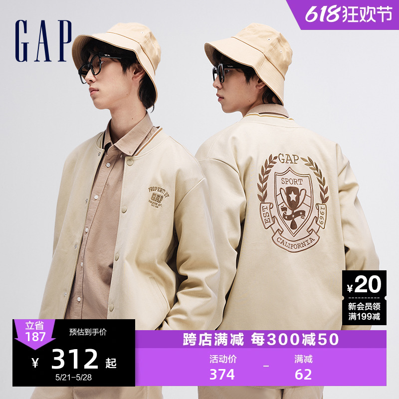 Gap男女装2024春季新款log