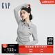 【女友T】Gap女装春季弹力运动长袖POLO衫撞色插肩袖上衣756049