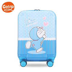 GOTRIP旅行箱机器猫哆啦A梦亲子系列飞机万象轮卡通旅行拉杆箱子