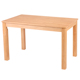 日式餐桌简约方腿桌原木餐桌椅组合实木简约长方形桌子饭桌可定制