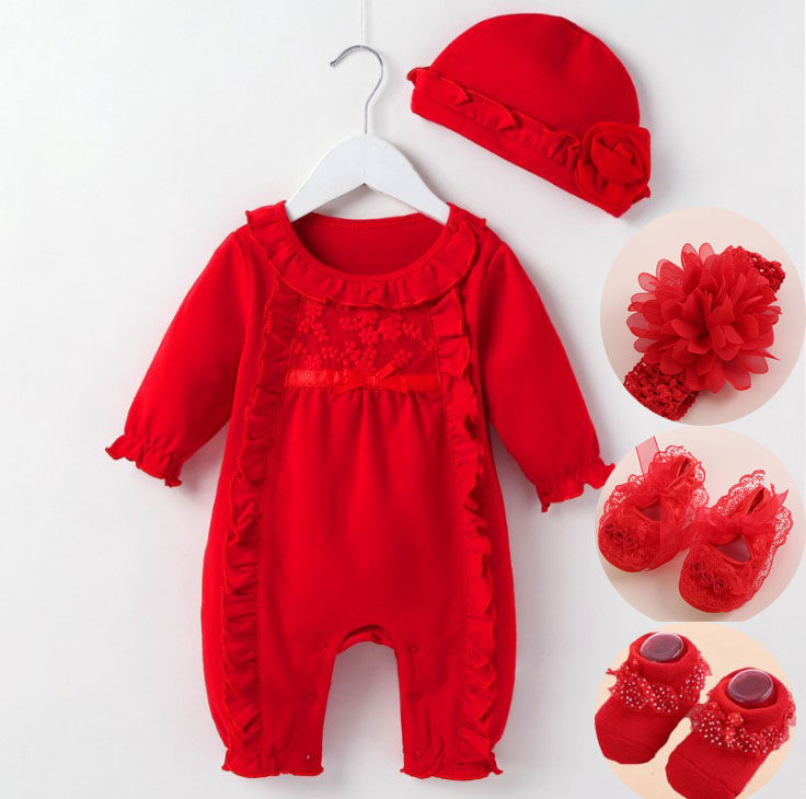 喜庆婴儿服满月