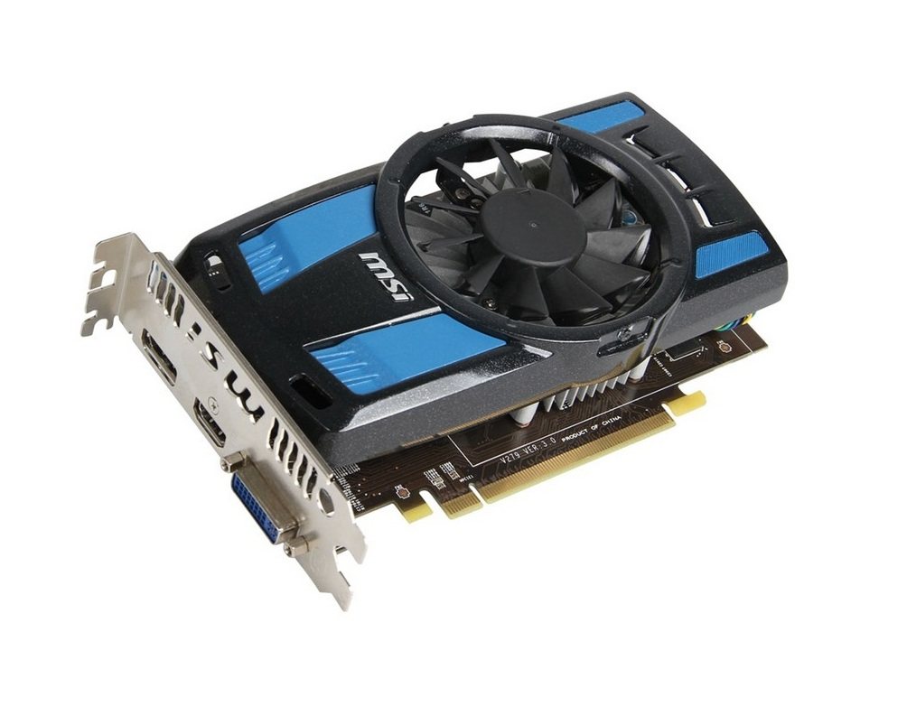 拆机微星hd7750 1g 128b d5 pci-e游戏显卡dvi hdmi dp 2k lol