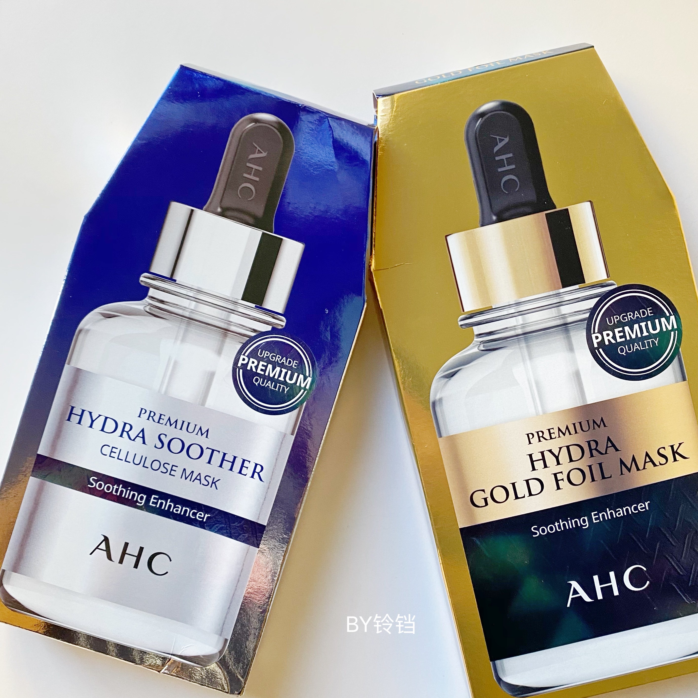 ahc新款24k黄金锡纸b5尿酸保湿蒸气面膜面部护理套装