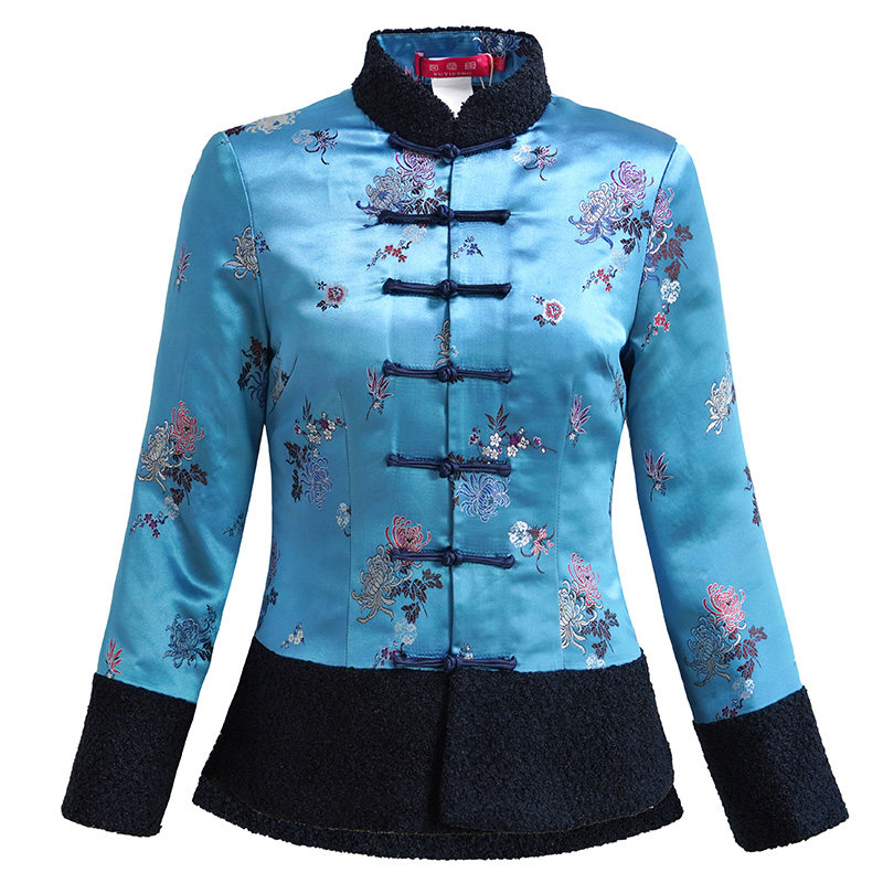 如意风唐装短棉袄女中国风冬装加厚过年拜年服装大人春节喜庆女装