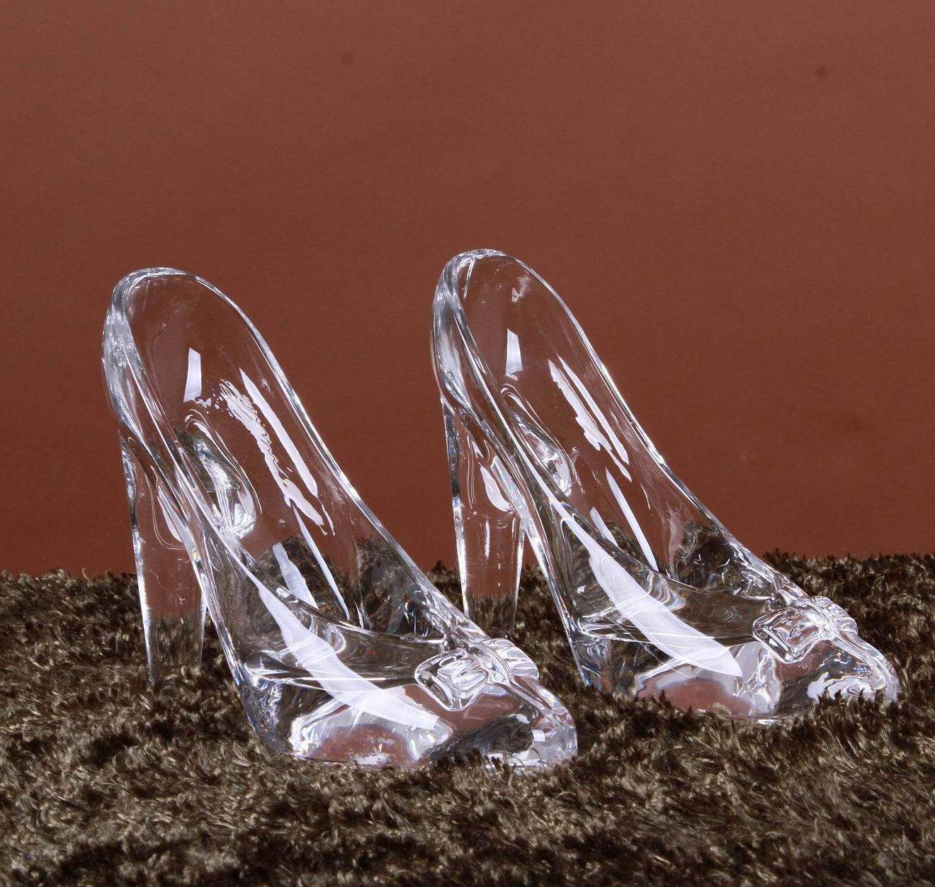 创意情人节礼物送女友灰姑娘水晶鞋摆件老婆闺蜜同学生日礼品新款