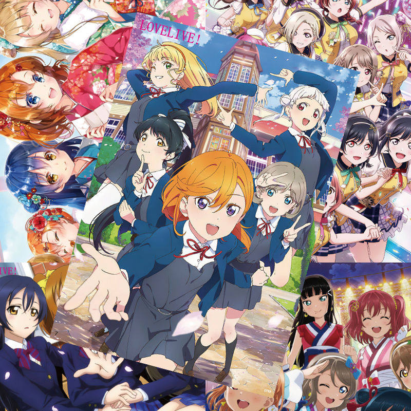 lovelive海报缪斯唐可可高坂穗乃果南小鸟二次元动漫周边宿舍壁纸