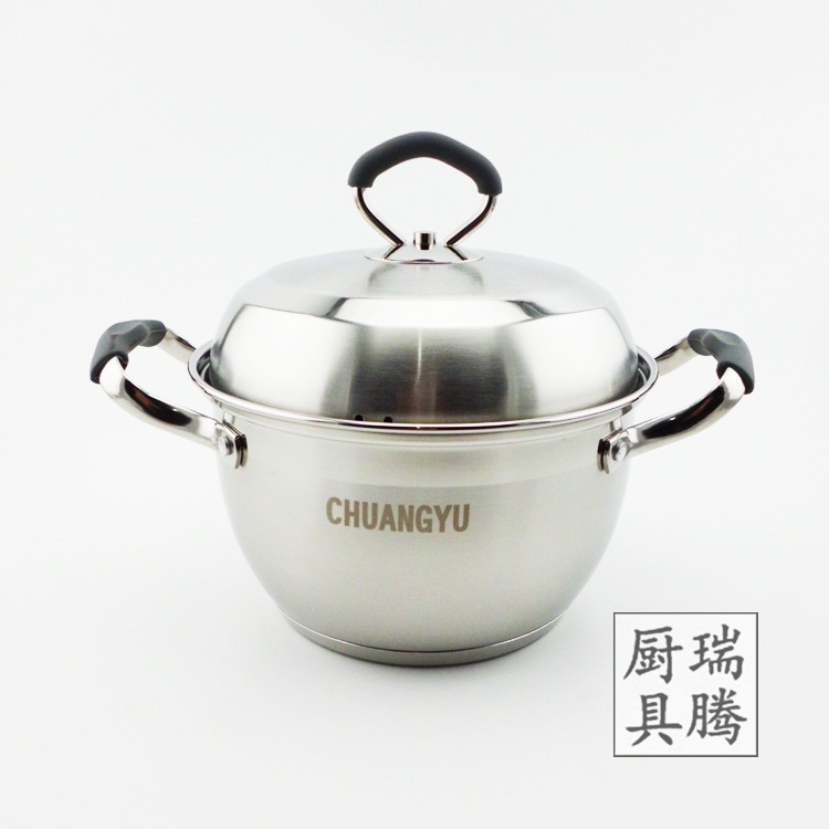 创宇思诺304加厚不锈钢双耳汤锅炖锅18cm奶锅电磁炉通用德国包邮在类目 厨房/烹饪用具, 烹饪用具, 锅具/煲/烧水壶, 汤锅中 - 来自Buy2taobao.com提供专业的淘宝代购服务