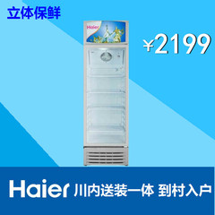 Haier/海尔 SC-340海尔冷柜冷藏立式透明柜340升家用商用展示柜