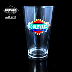 美国林荫大道啤酒专用杯 Boulevard啤酒杯 酒吧专用饮料杯玻璃杯