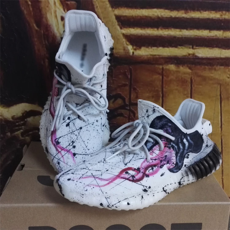 私人定制球鞋350 v2 yezzy 手绘毒液 白椰子改色街头喷墨涂鸦diy|ruв категории персональные настройки/разработка услуг/DIY, платье сумки настройки, обувь на заказ, обувь - от Buy2taobao.com для оказания профессиональной услуги покупки агента Taobao