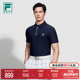 FILA 斐乐男子短袖POLO衫2024夏新款高尔夫运动基础休闲T恤上衣