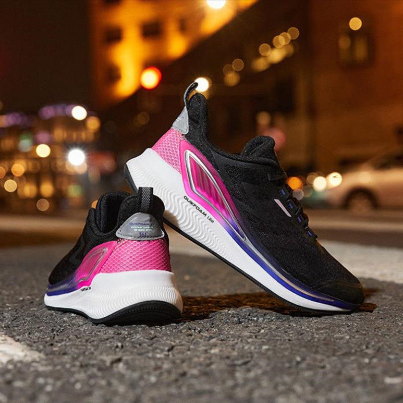 361女鞋夜影跑步鞋2021秋季新款网面透气跑鞋软底减震耐磨运动鞋