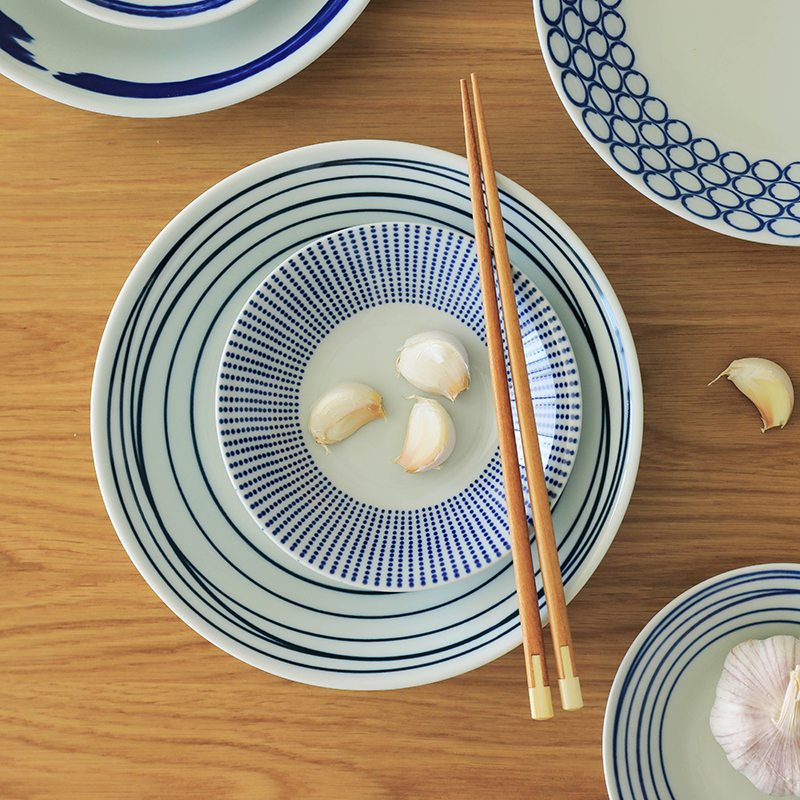 肆月日式风度创意餐具陶瓷装菜盘子菜盘家用2022新款高级感釉下彩