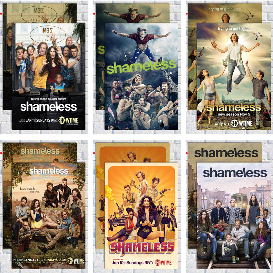 无耻之徒海报 经典美剧电影装饰画牛皮纸贴图壁纸挂画壁画宿舍图