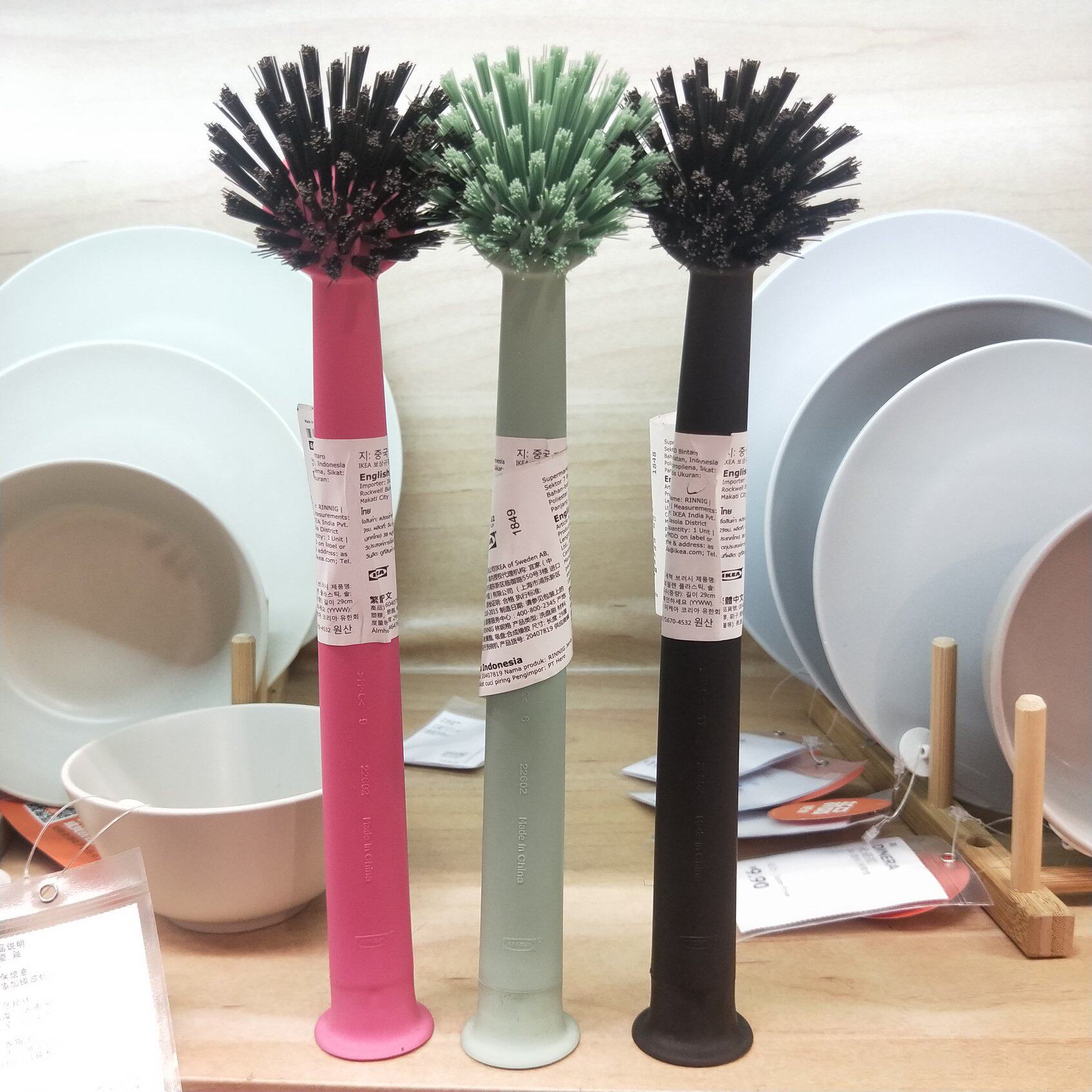 国内宜家家林妮格洗盘厨房用刷子ikea家居代购厨房用刷