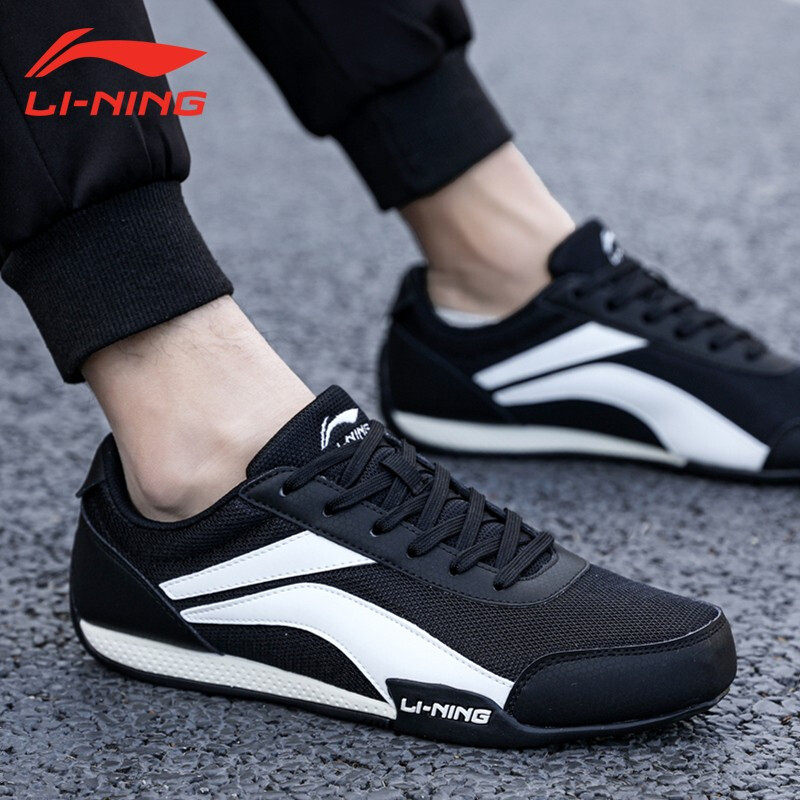 李宁男鞋阿甘鞋冬季跑步鞋男款鞋子春秋休闲鞋正品平板鞋运动鞋男