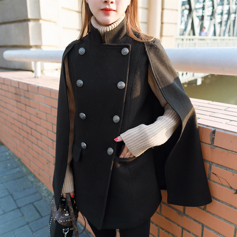 【毛呢外套黑色女长款】_二手_转让_回收 – 闲鱼