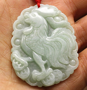 正品玉石公鸡挂件玉器大号生肖鸡挂件玉吊坠雄鸡玉佩转运男女款