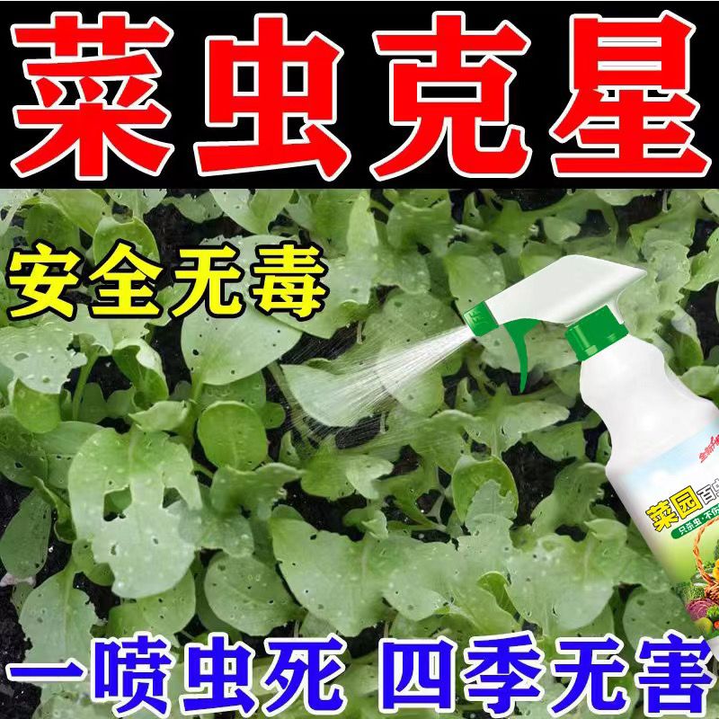 蔬菜杀虫剂无毒菜园专用菜地植物菜虫土壤青菜果蔬辣椒室内除虫剂