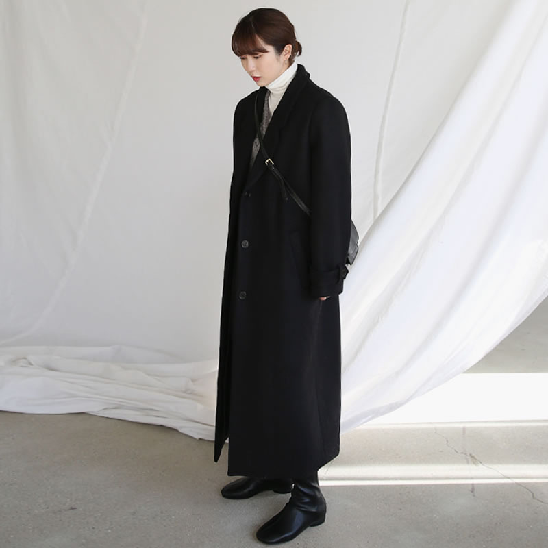 2019新款毛呢大衣女长款到脚踝超长过膝冬季加厚韩版呢子外套宽松|msdalam kategori Butik wanita / wanita, bulu kot - dari Buy2taobao.com untuk memberikan perkhidmatan ejen Taobao profesional membeli