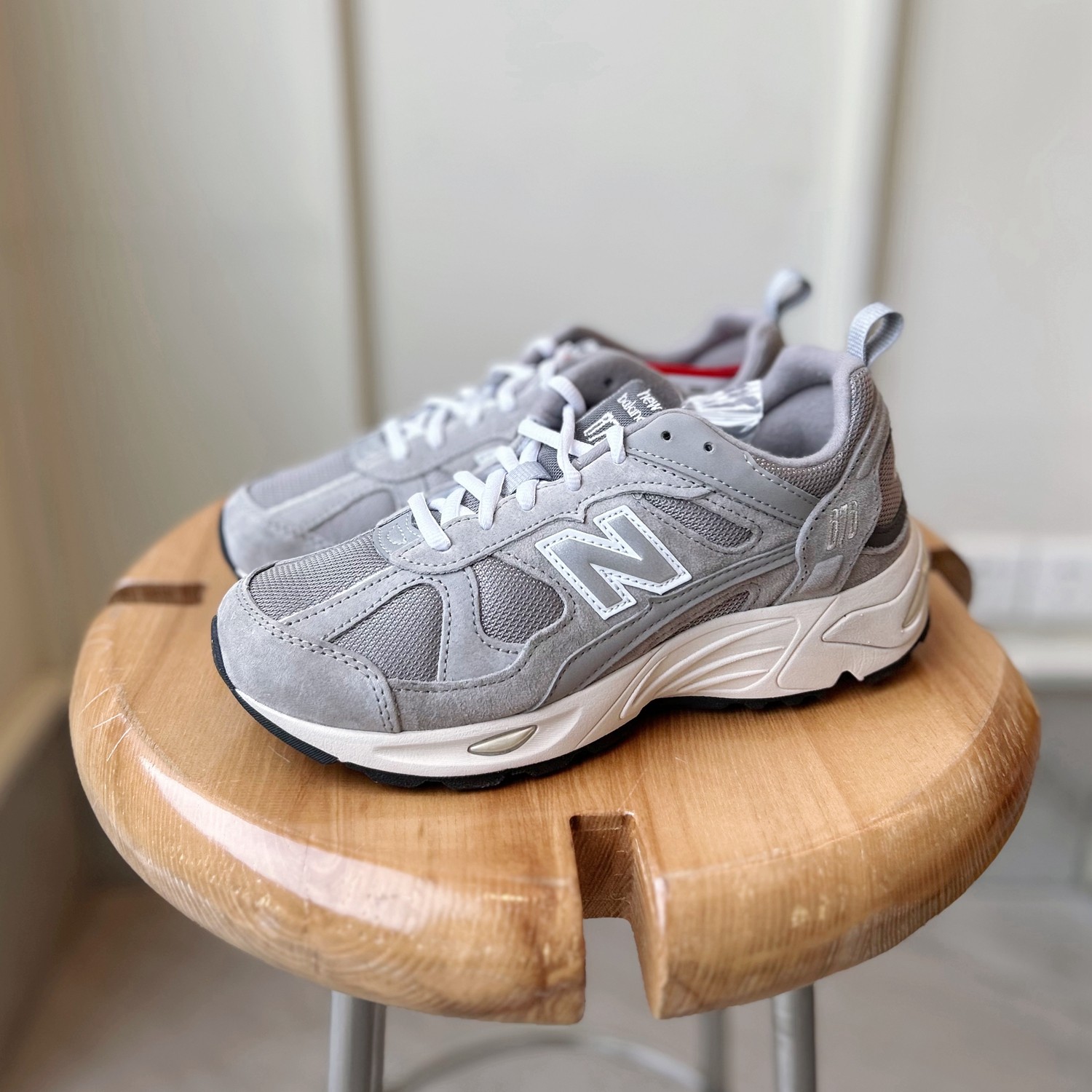 newbalance nb878系列复古灰 男女同款 低帮休闲跑步鞋cm878mc1