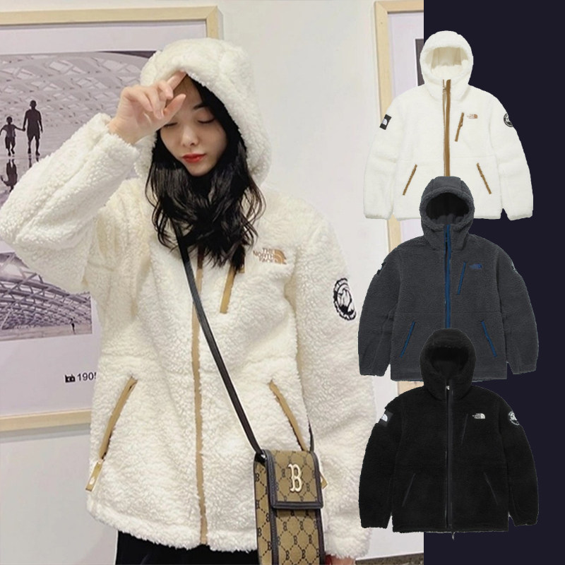 thenorthface北面21款韩版tnf保暖立领羊羔绒抓绒衣外套nj4fm50