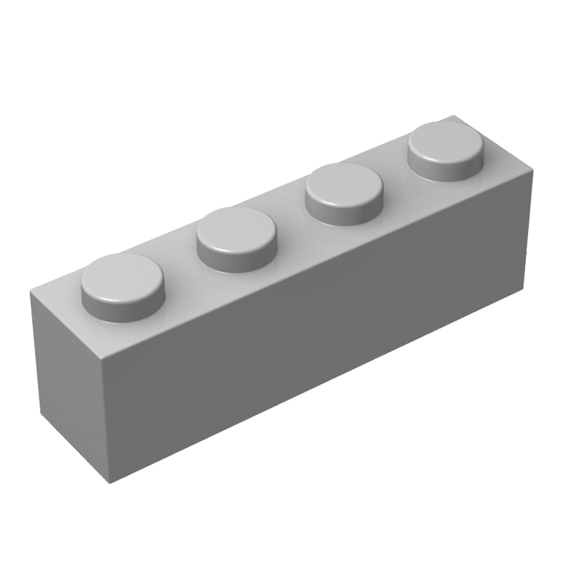 国产MOC拼插积木零件 兼容 3010 1x4砖 基础砖 10个