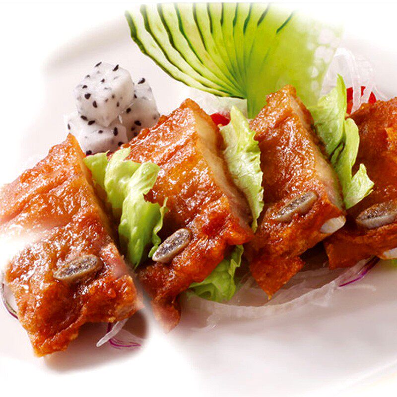 亚明食品梦8金牌骨400g外酥里嫩香金排骨猪扒肋排半成品量大优惠