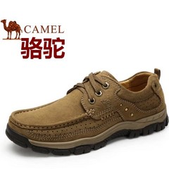 CAMEL/骆驼品牌正品名牌户外运动休闲鞋皮鞋男鞋真皮英伦系带圆头