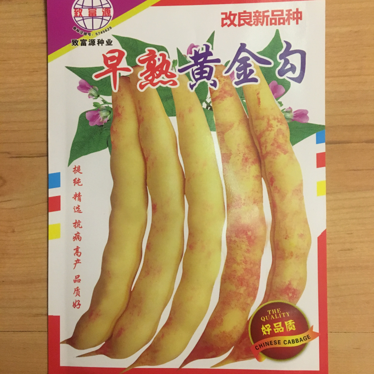 早熟黄金钩种籽黑龙江东北油豆角种子挤豆新种勾勾黄架豆角鼓豆沟
