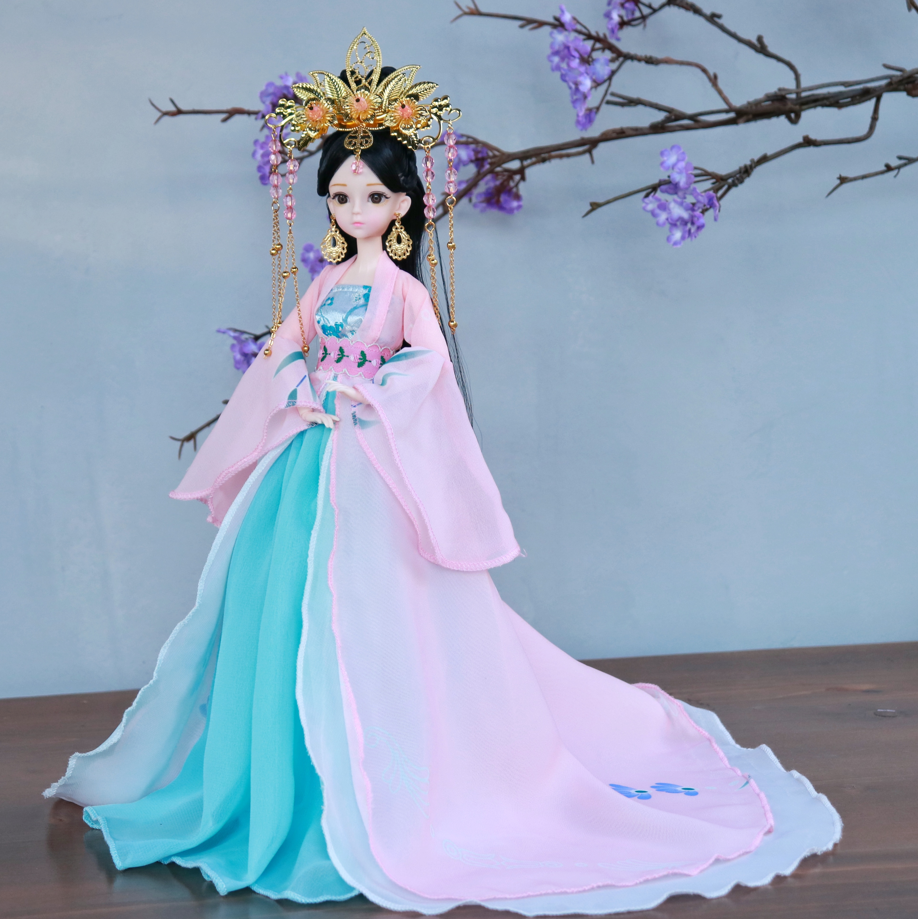 古装娃娃芭比_古装芭比娃娃30厘米女孩宅物礼物玩具仙女中国风古代