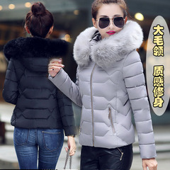 唯品会2016冬季新款女装短款羽绒棉服女韩版修身保暖加厚棉衣外套