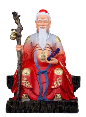 树脂月老神像月下老人月老星君家用摆件牵红线恩爱居家工艺品摆件