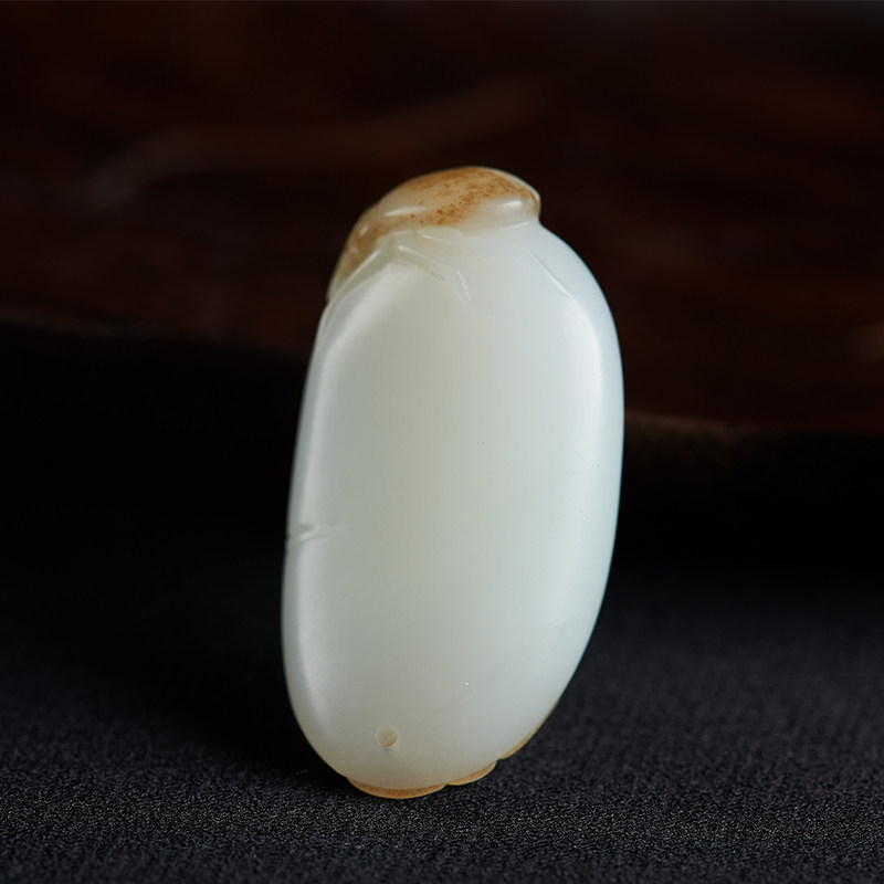 省级玉雕大师丁功博作品 福泽延绵 13.30g