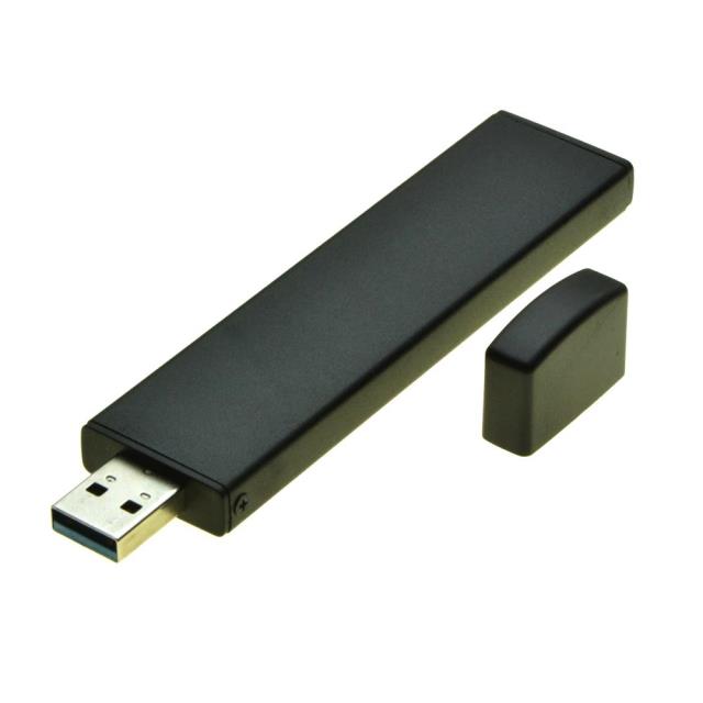 U盘便携式 M.2 SSD移动硬盘盒 USB3.0转 B+M key SATA NGFF固态壳