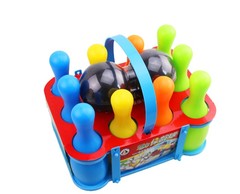 新款乐趣活力彩色保龄球 儿童体育早教 益智亲子运动玩具4017