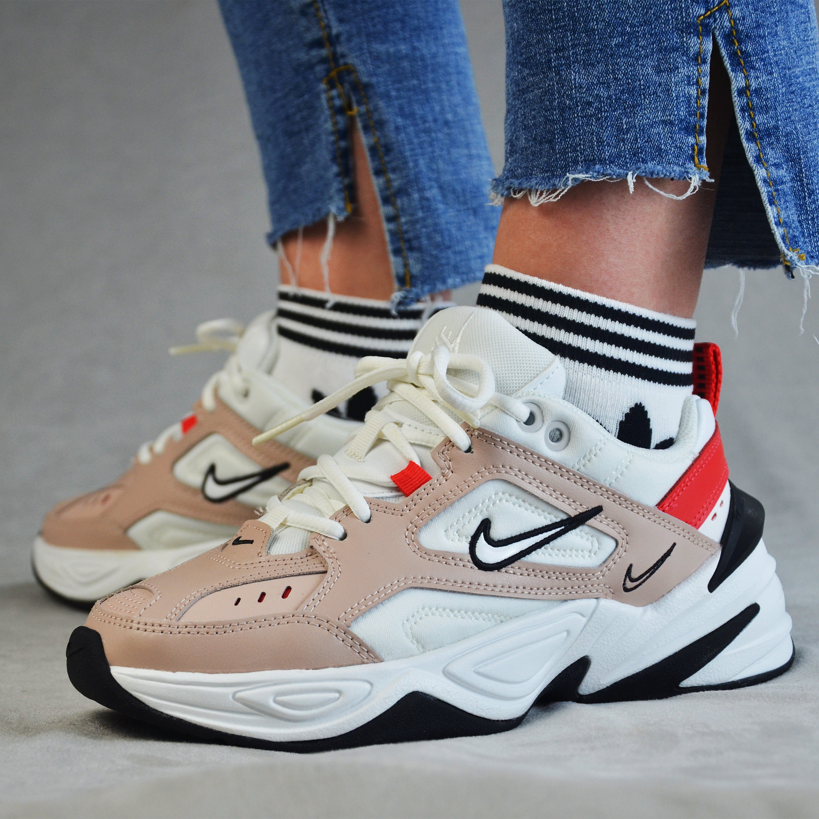 nike m2k tekno 耐克老爹鞋男女走秀款白银复古跑鞋 bq3378-100