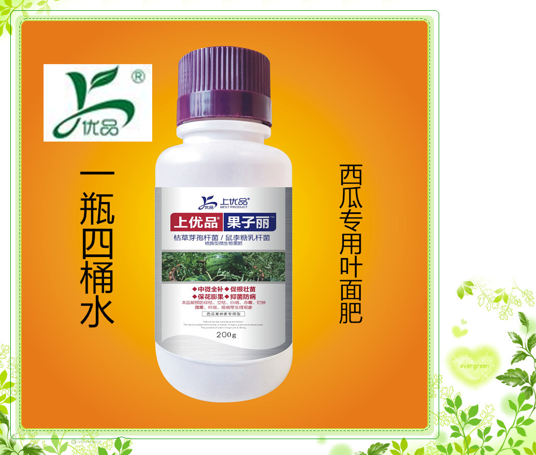西瓜甜瓜打瓜吊瓜專用葉面肥複合微生物增産促長防病小葉黃葉200g在類目 農用物資, 肥料, 葉面肥中 - 來自Buy2taobao.com提供專業的淘寶代購服務
