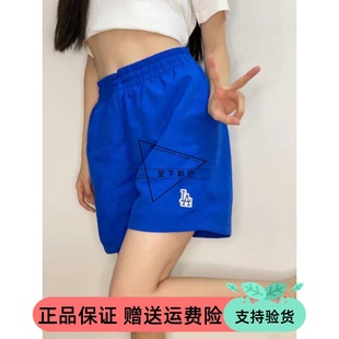 韩国专柜正品MLB新款夏季彩色小标运动速干透气男女同款短裤SMU21
