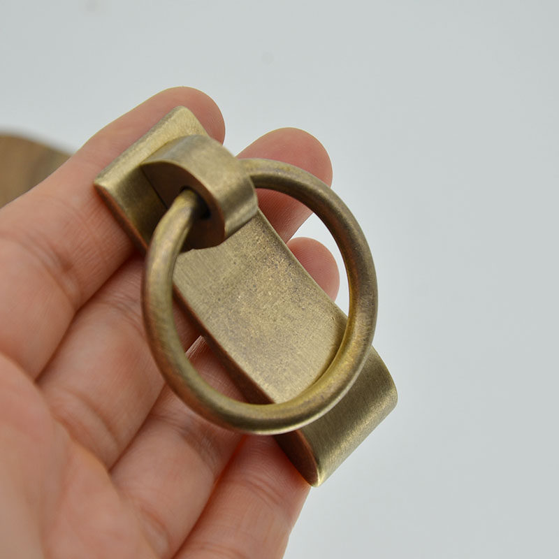 中式古典明清家具纯铜配件箱柜门老式把手仿古抽屉窗户吊牌小拉手