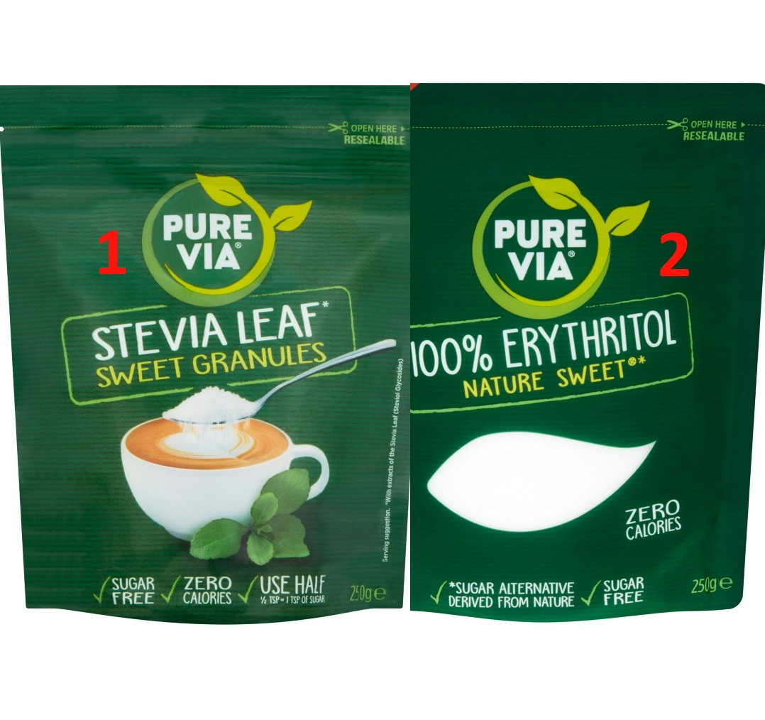 Pure Via Stevia Leaf/Erythritol Sweet Granules零卡熱甜味素糖在類目 糧油米麪/南北乾貨/調味品, 調味品/果醬/沙拉, 食用糖, 白糖/黃糖/木糖醇/代糖中 - 來自Buy2taobao.com提供專業的淘寶代購服務