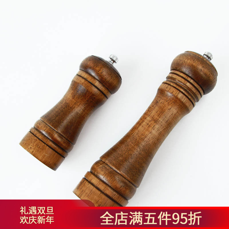 胡椒粉研磨器 陶瓷芯手动橡木黑胡椒磨厨房 调料研磨瓶在类目 厨房/烹饪用具, 厨用小工具/厨房储物, 储物瓶罐/厨房储物器皿, 调味瓶罐中 - 来自Buy2taobao.com提供专业的淘宝代购服务