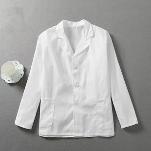 幼儿园后厨房厨师工作服男食堂人员衣服女白色厨师服短袖夏季薄款