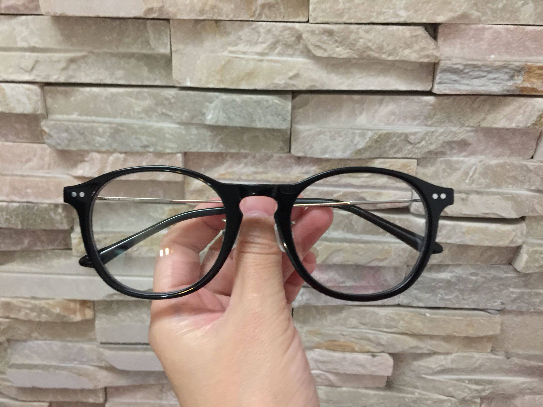 外贸出口黑银色椭圆实拍现货男女近视眼镜框架纯原单正品孤品特价