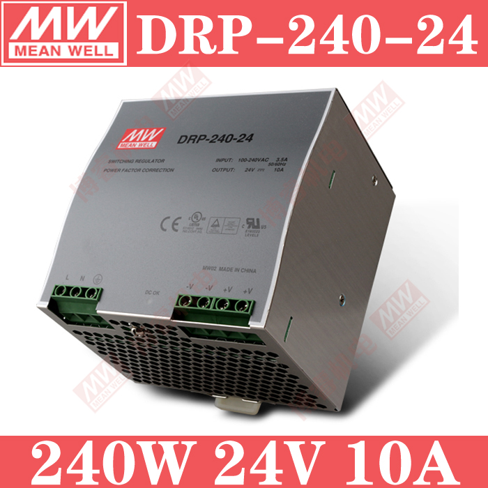 Taiwan Ming Wei 240W 24V10A Orbital Industrial grade guide switch Power Supply DRP-240-24in the Hardware/Tool , LED Equipment , LED Switching Power Supply category - from Buy2taobao.com to provide professional Taobao agent buy service