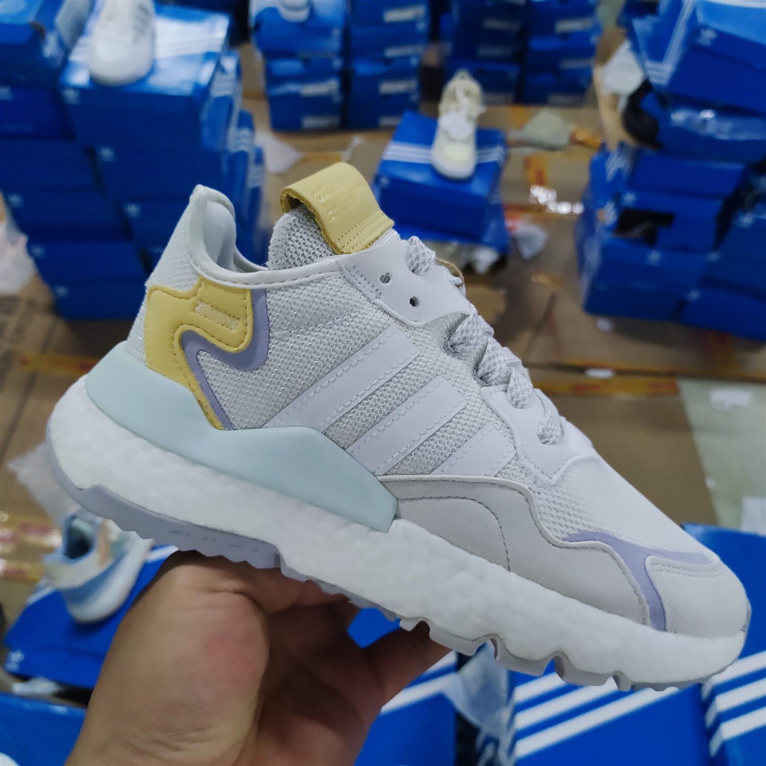 adidas迪达斯三叶草女鞋2022新款nitejogger休闲鞋h01728运动休闲鞋