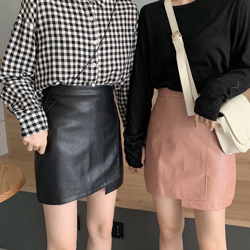 Black leather skirt 2019 new winter fashion temperament bag在類目 女裝/女士精品, 半身裙中 - 來自Buy2taobao.com提供專業的淘寶代購服務